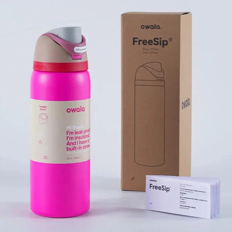 Ανοξείδωτο παγούρι 710ml — FreeSip, στεγανό, διατηρεί το κρύο για 24 ώρες