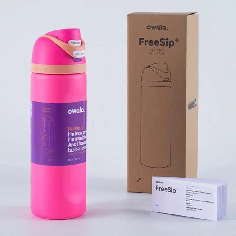 Ανοξείδωτο παγούρι 710ml — FreeSip, στεγανό, διατηρεί το κρύο για 24 ώρες