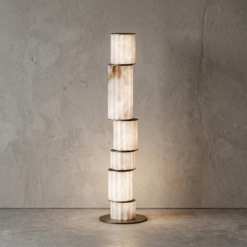 Padana Alabaster Floor Lamp | wildoxy