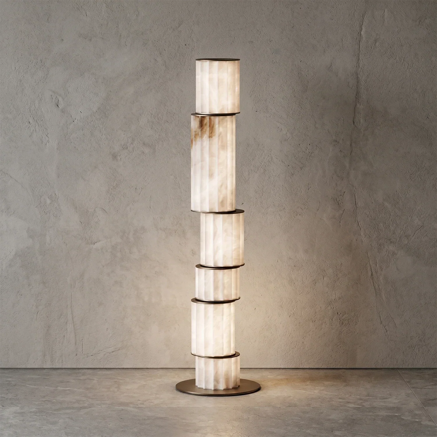 Padana Alabaster Floor Lamp | wildoxy