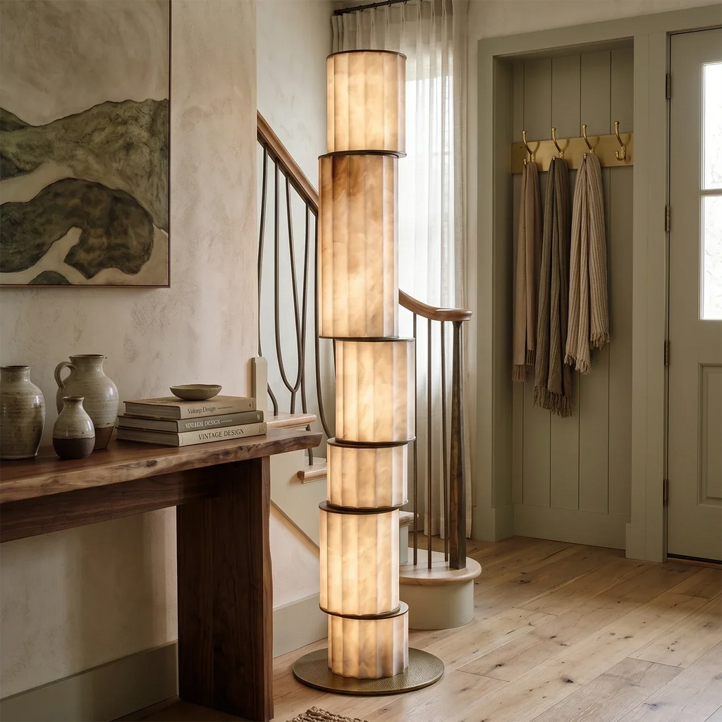 Padana Alabaster Floor Lamp | wildoxy