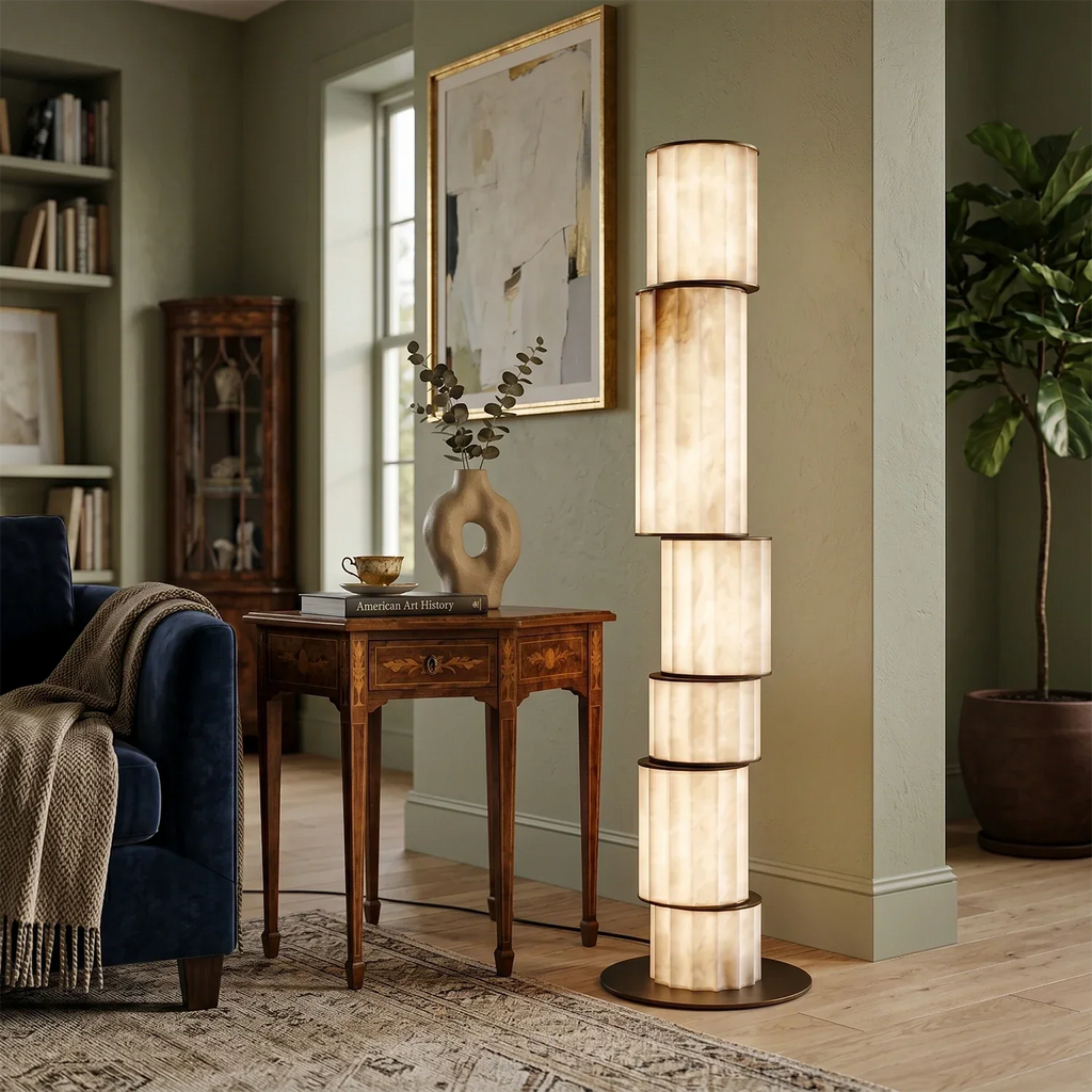 Padana Alabaster Floor Lamp | wildoxy