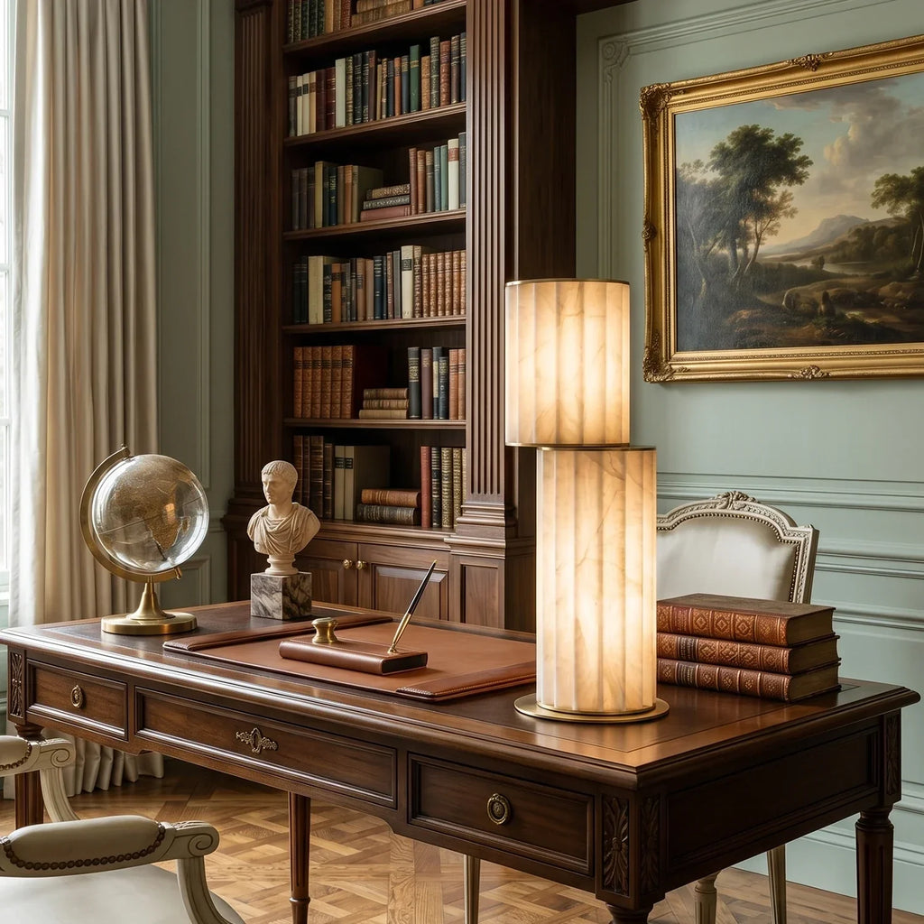 Padana Alabaster Table Lamp | wildoxy
