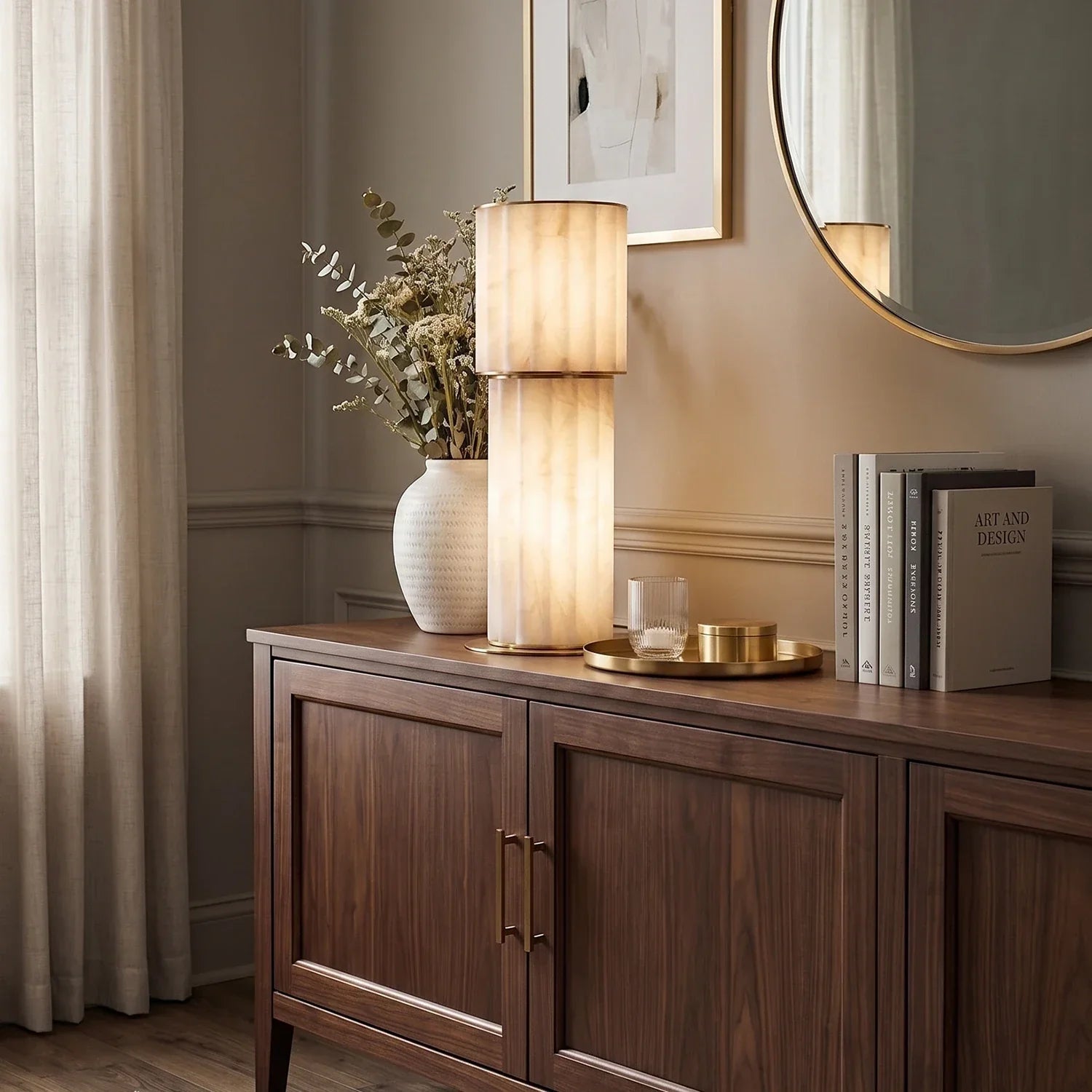 Padana Alabaster Table Lamp | wildoxy