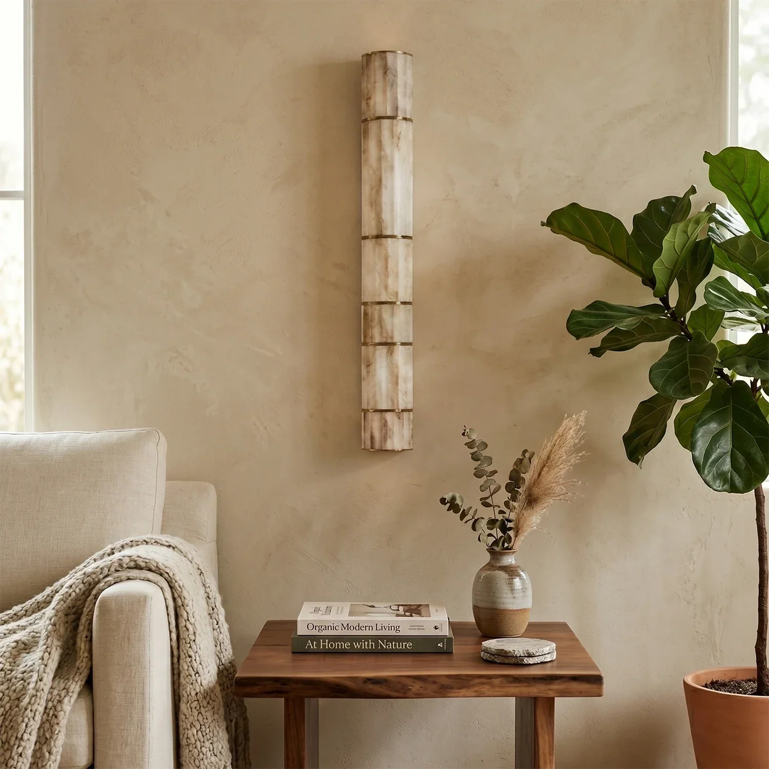 Padana Alabaster Wall Lamp | wildoxy