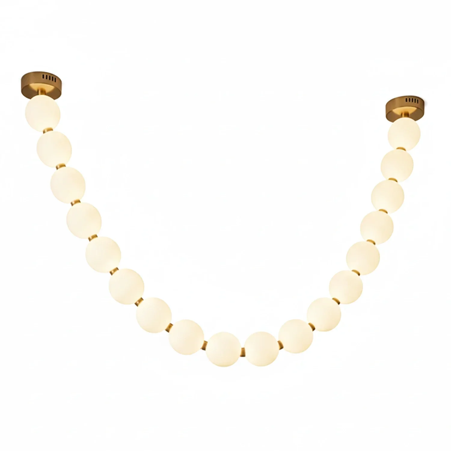 Dazzling Pearl Necklace Chandelier | wildoxy