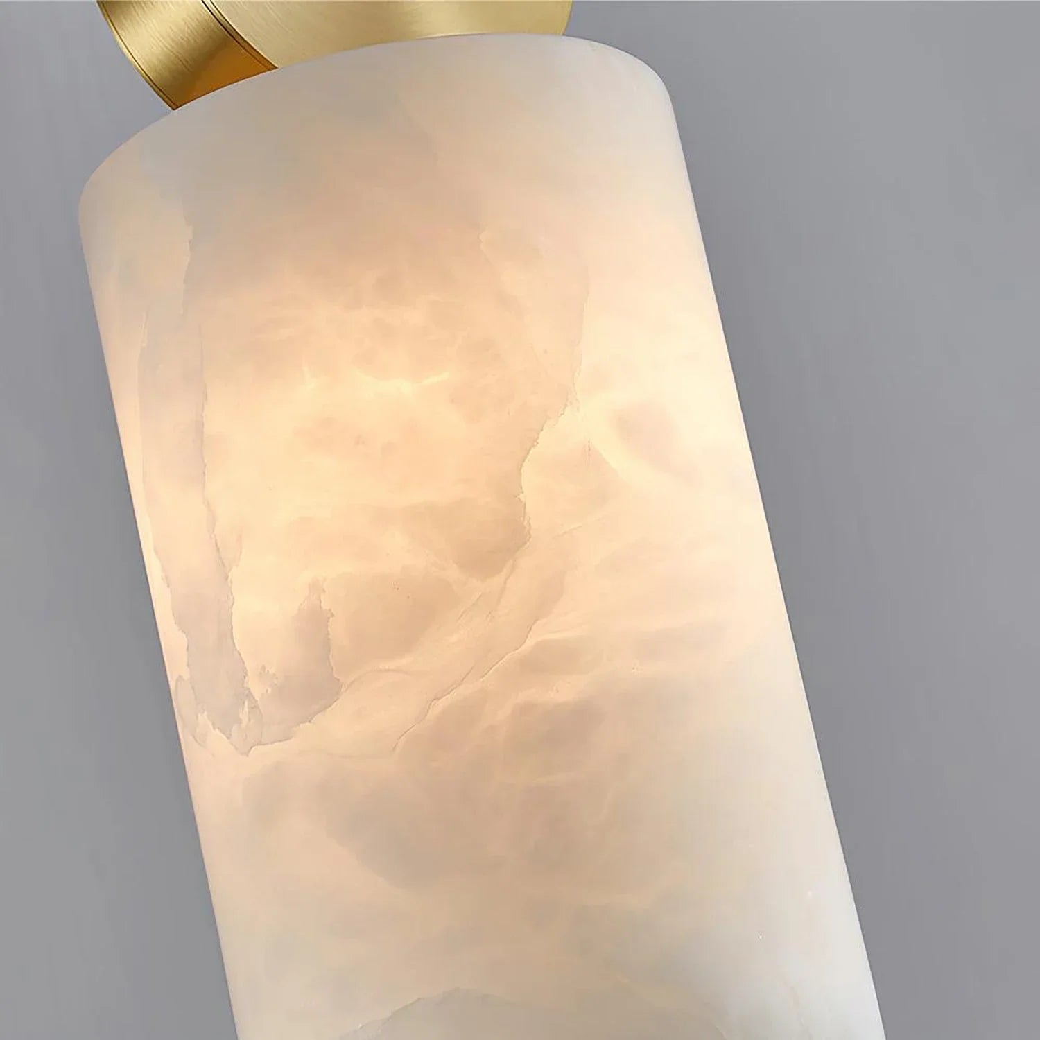 Perrin Brass-Capped Alabaster Mini Pendant | wildoxy