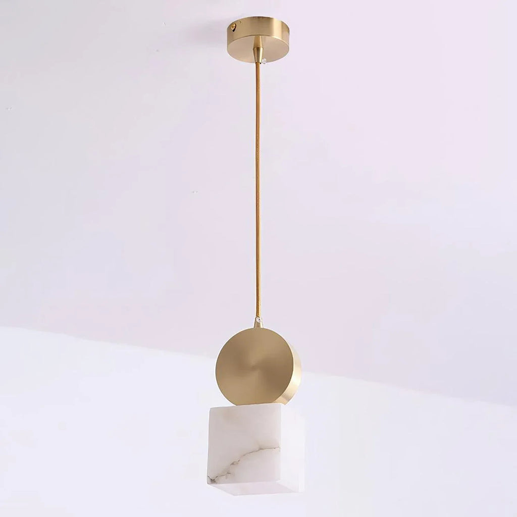 Perrin Brass-Capped Alabaster Mini Pendant | wildoxy