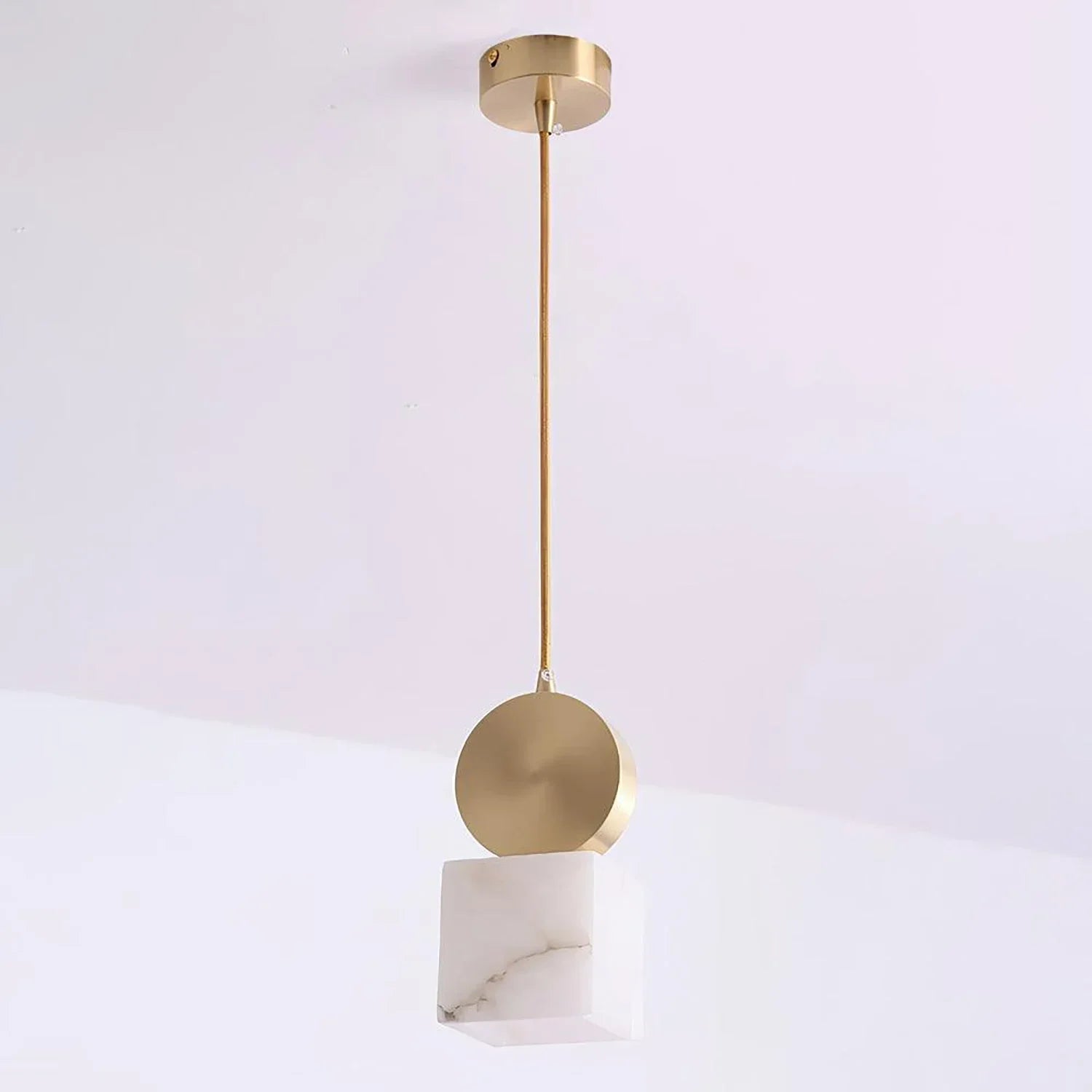 Perrin Brass-Capped Alabaster Mini Pendant | wildoxy