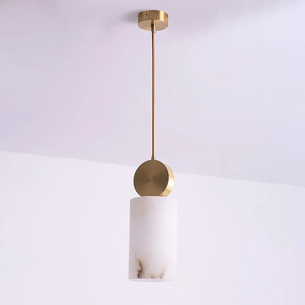 Perrin Brass-Capped Alabaster Mini Pendant | wildoxy