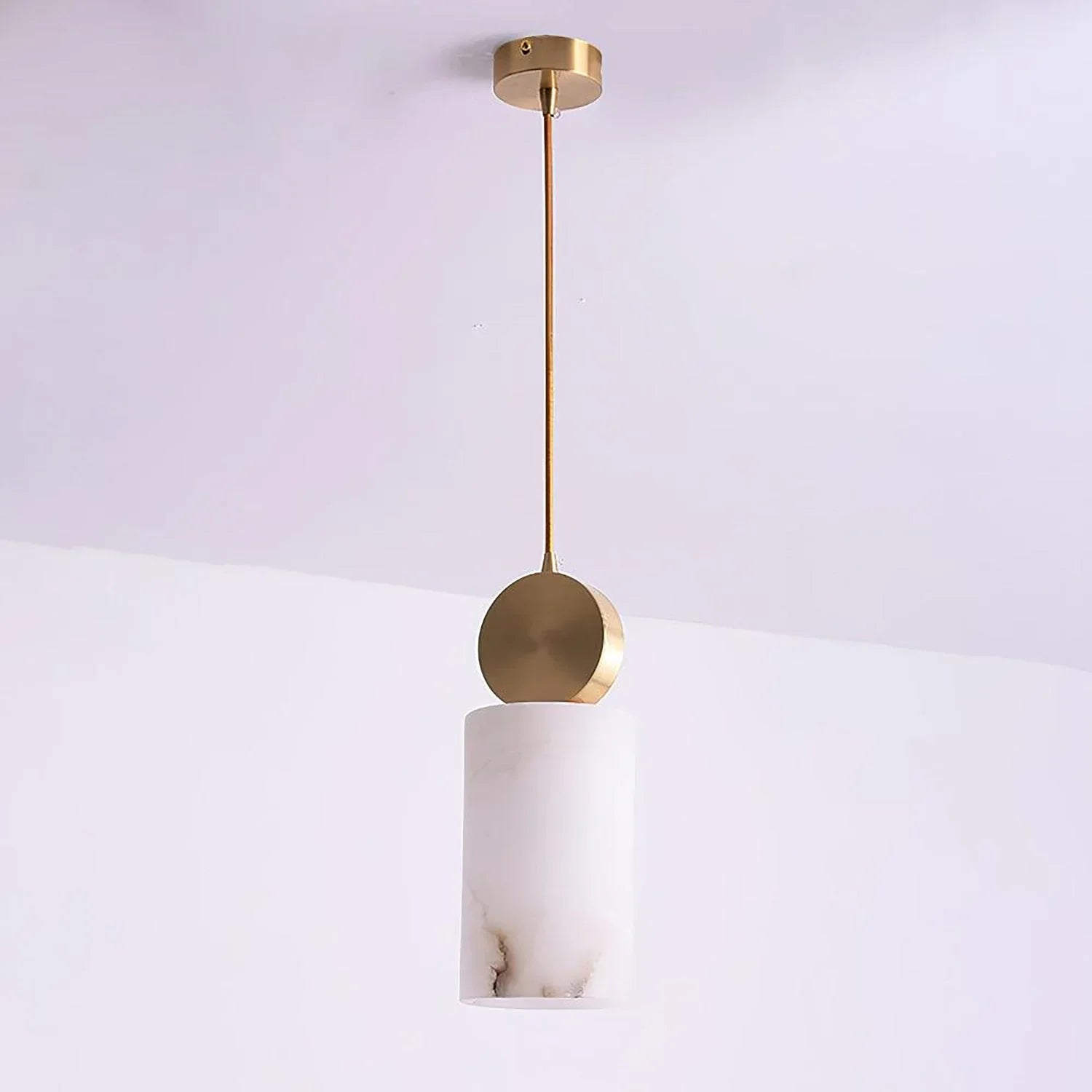 Perrin Brass-Capped Alabaster Mini Pendant | wildoxy