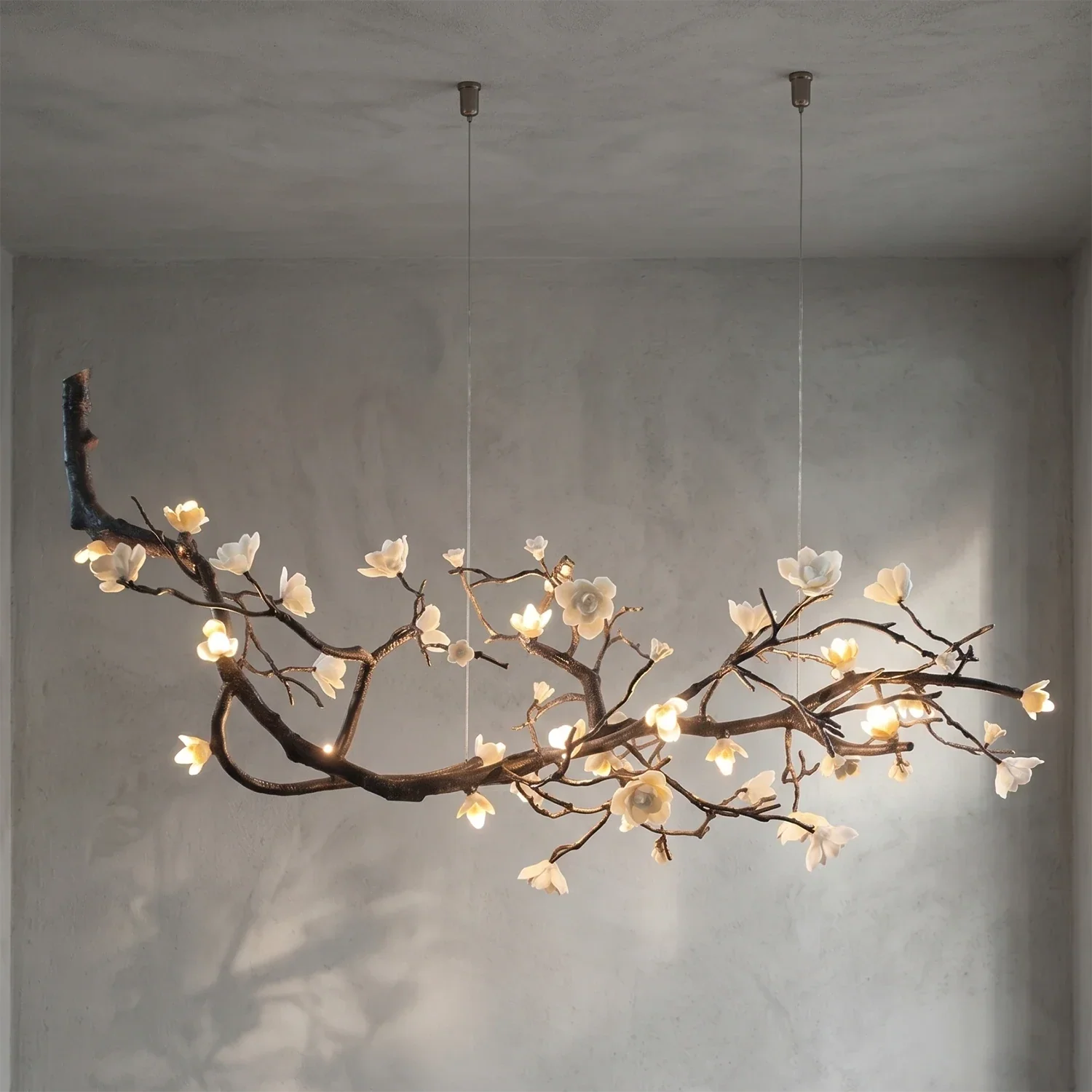 Plum Tree Branch Chandelier | wildoxy