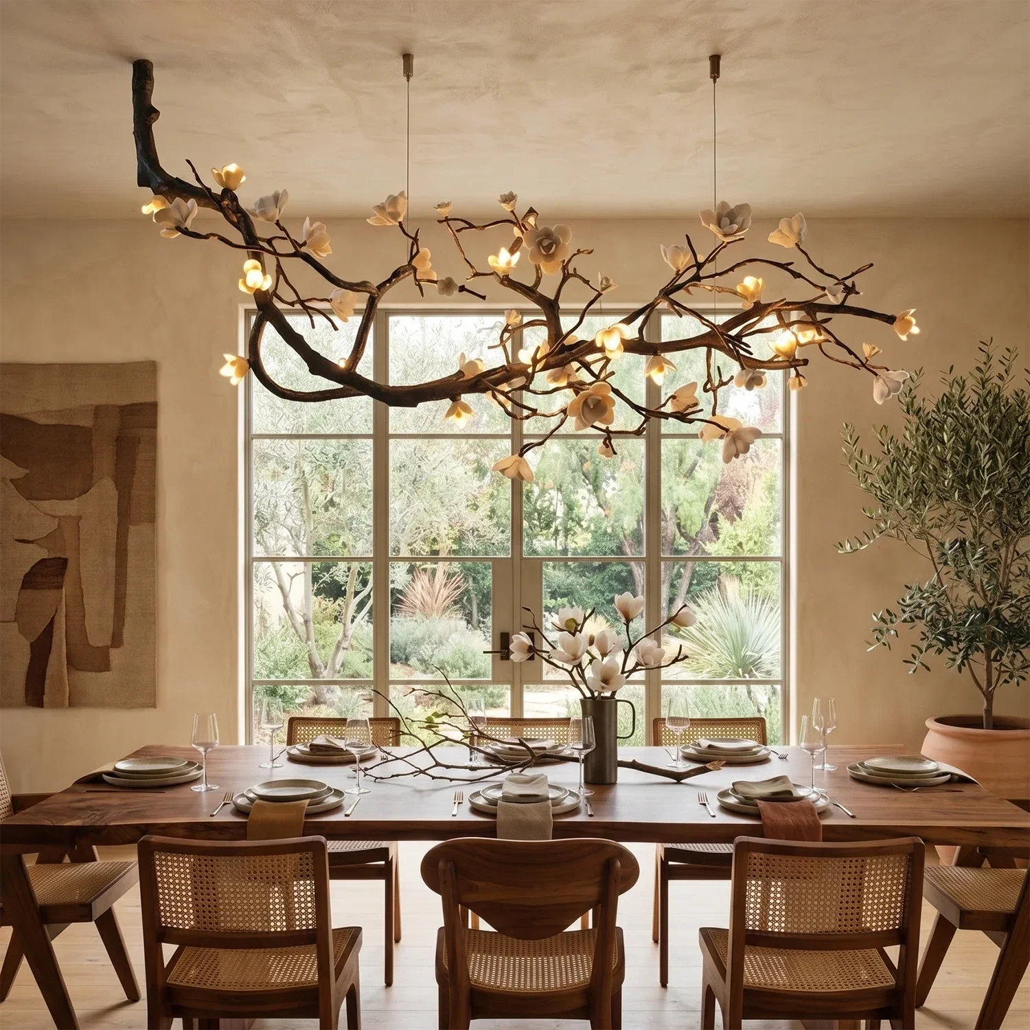 Plum Tree Branch Chandelier | wildoxy