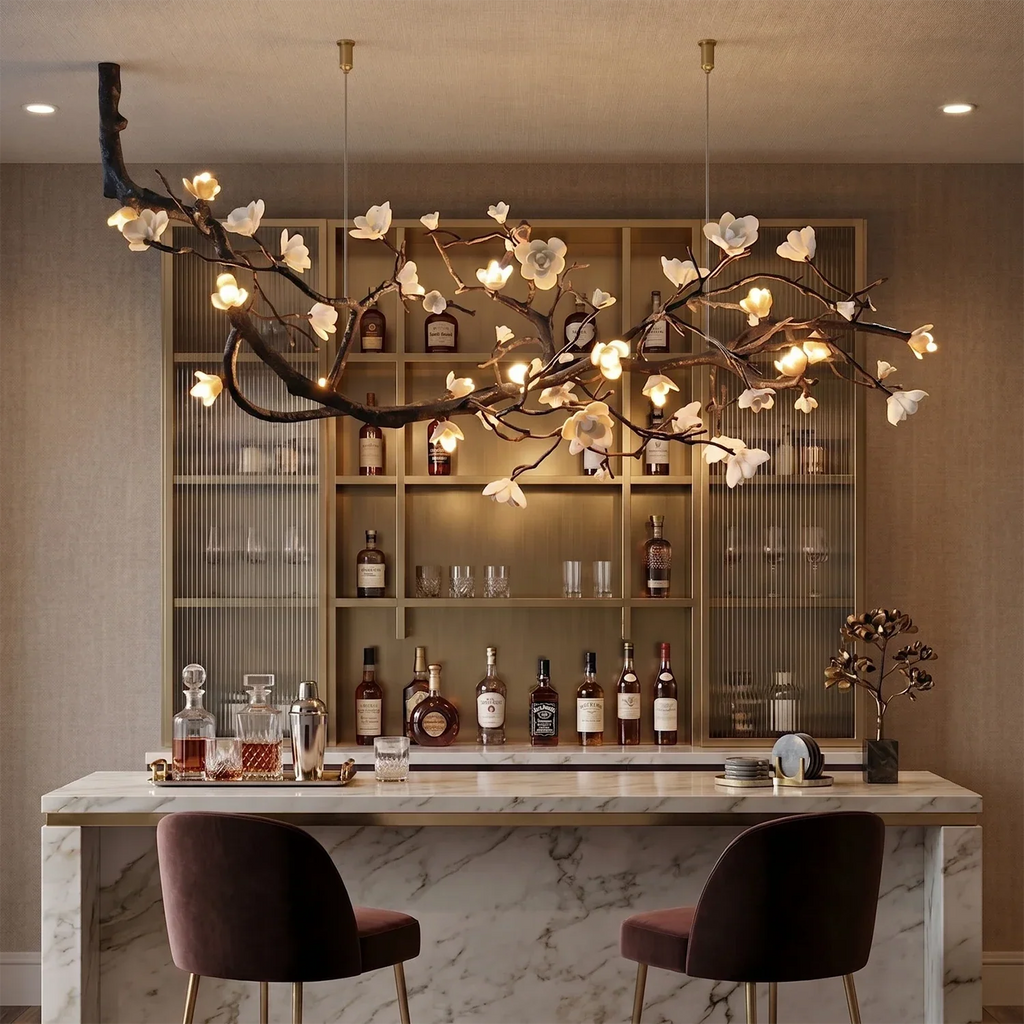 Plum Tree Branch Chandelier | wildoxy