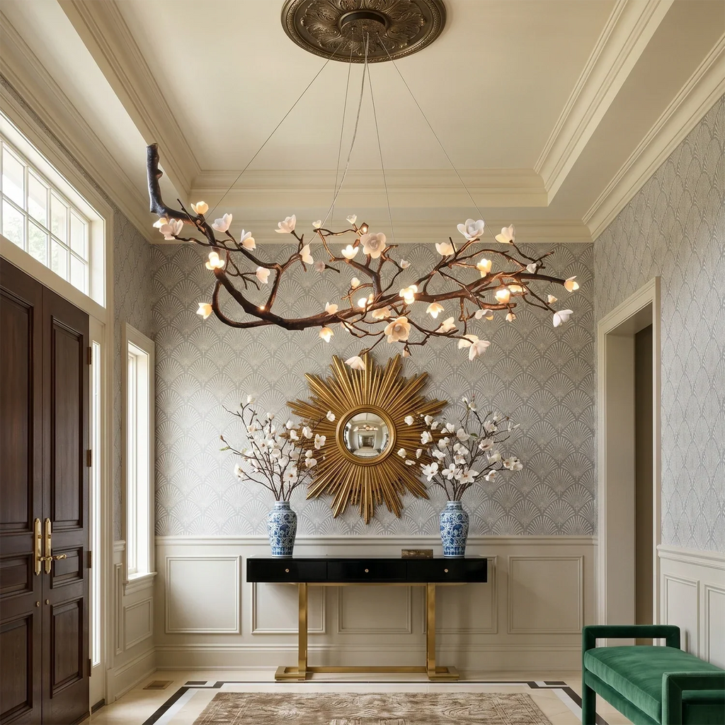 Plum Tree Branch Chandelier | wildoxy