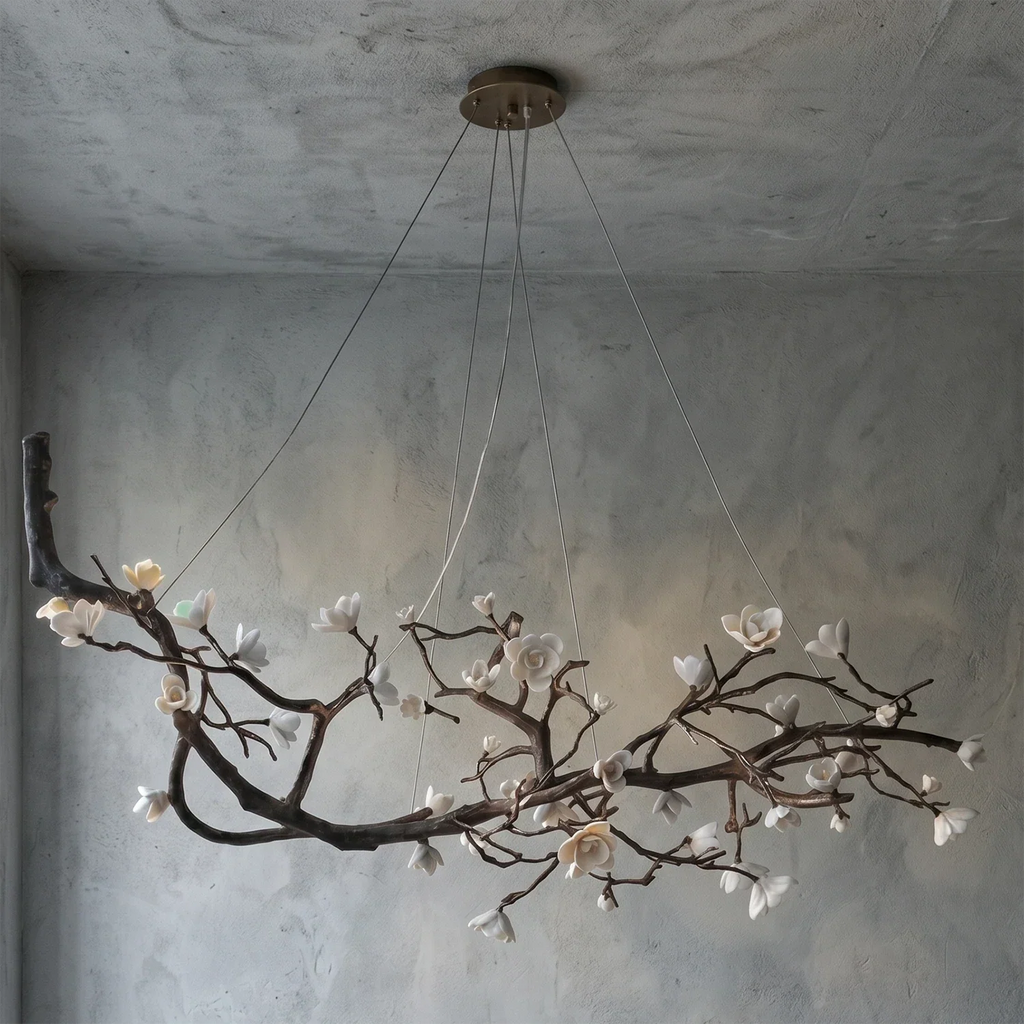 Plum Tree Branch Chandelier | wildoxy