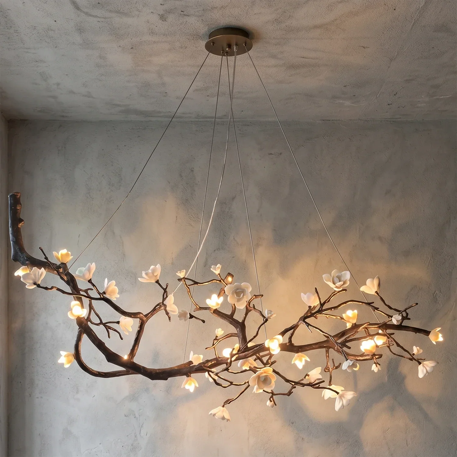 Plum Tree Branch Chandelier | wildoxy