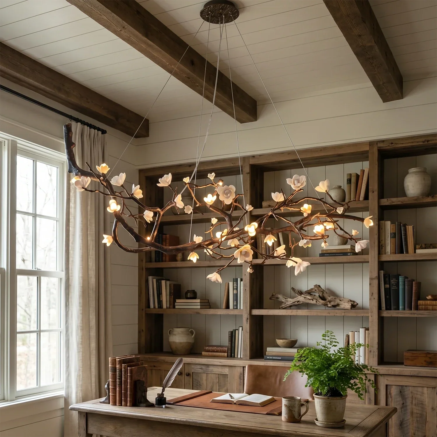 Plum Tree Branch Chandelier | wildoxy