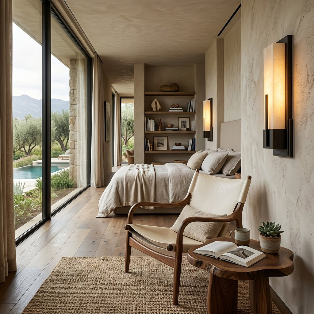 Possini Midtown Alabaster Wall Sconce | wildoxy