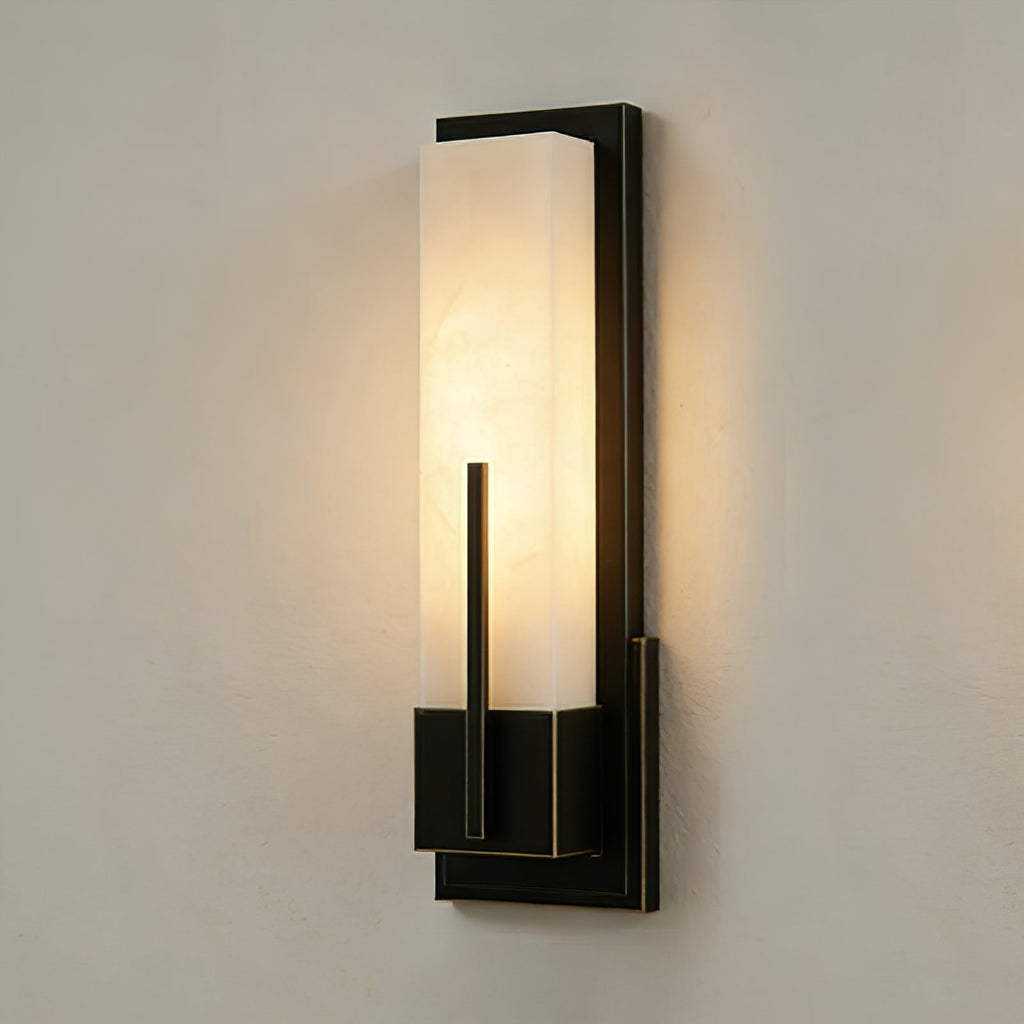 Possini Midtown Alabaster Wall Sconce | wildoxy