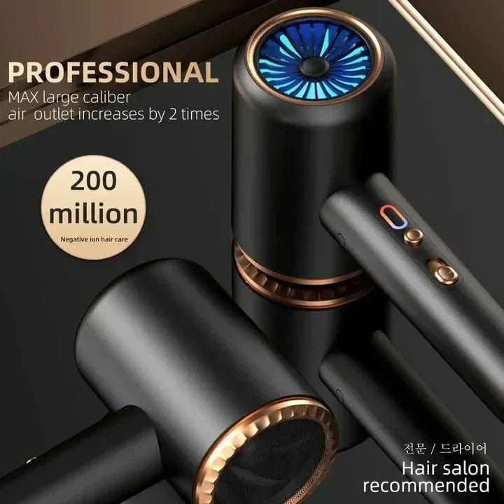 GLAMDRY ionische haardroger van 2400 W — snelle pluiscontrole en snelle styling