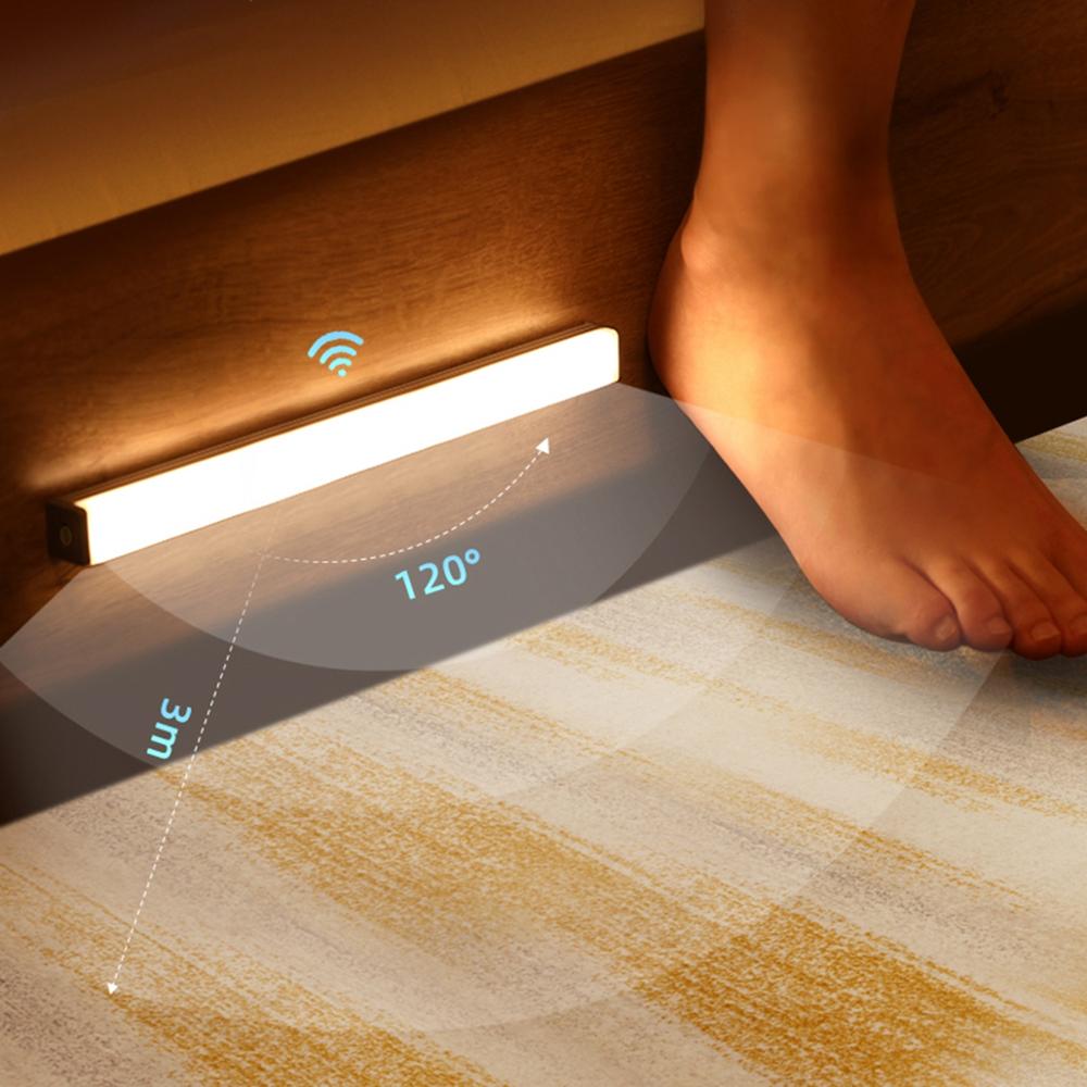 Lampă LED cu senzor de mișcare și acumulator — magnetică, 9-50cm