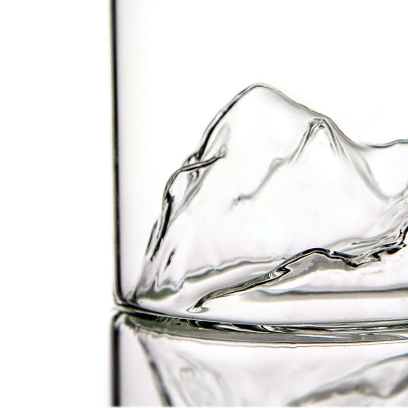 Bicchiere da whisky in cristallo — design minimalista giapponese