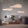 Aerlune Silk Cloud Pendant Luminaire — Sculpted Shade, Cloudlike Diffused Glow