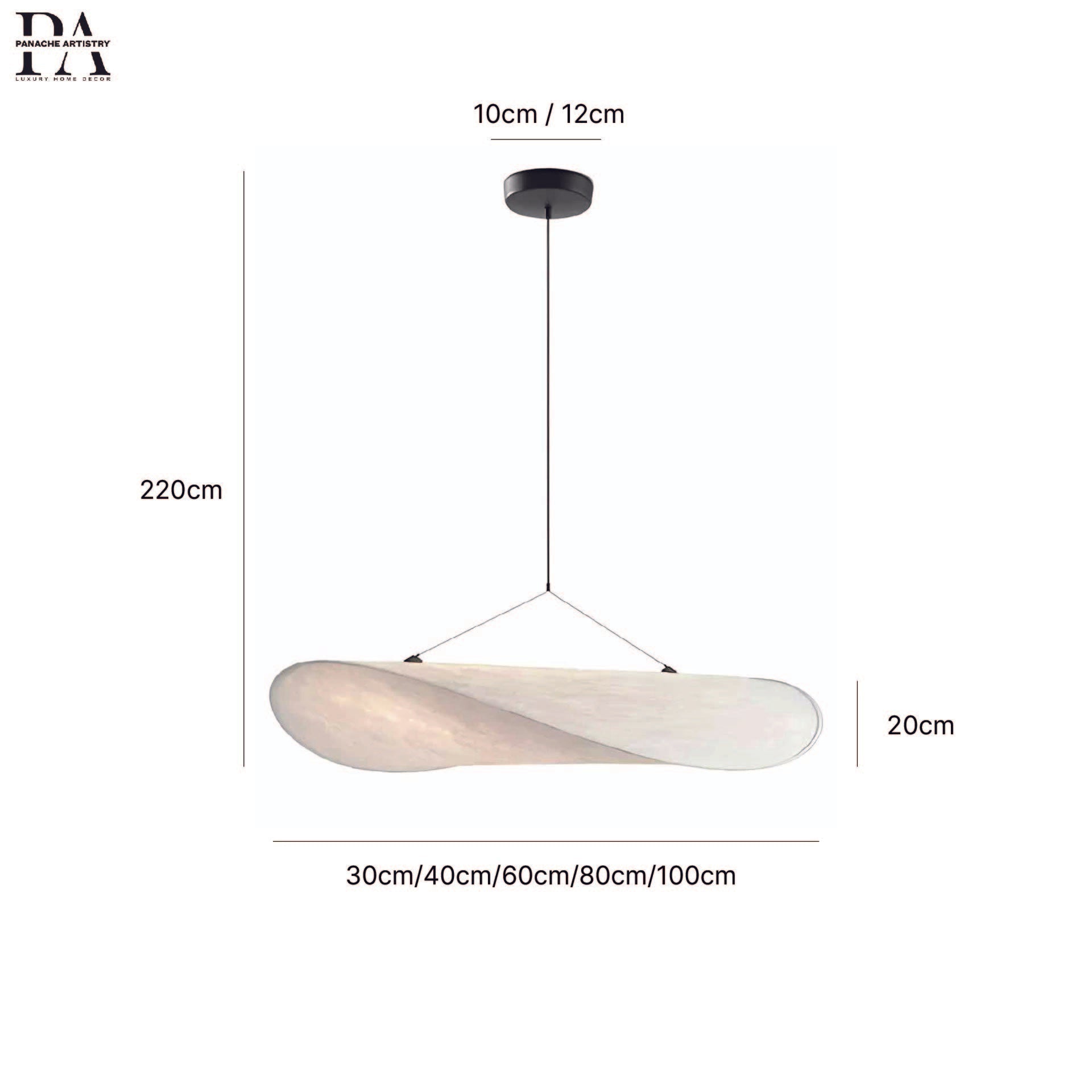 Aerlune Silk Cloud Pendant Luminaire — Sculpted Shade, Cloudlike Diffused Glow