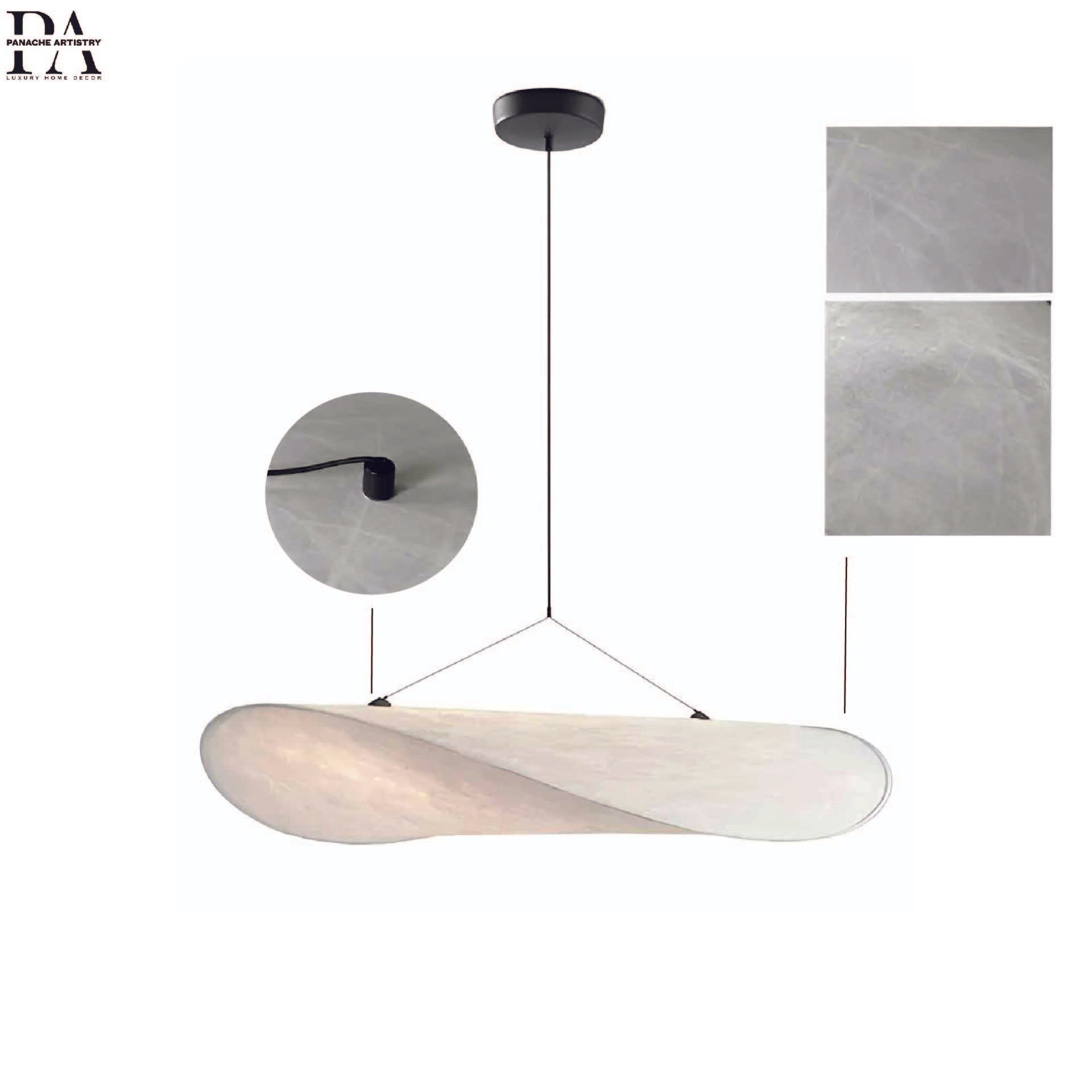 Aerlune Silk Cloud Pendant Luminaire — Sculpted Shade, Cloudlike Diffused Glow