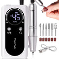 Portable Electric Nail File — 45000 RPM, Quiet, Rechargeable
