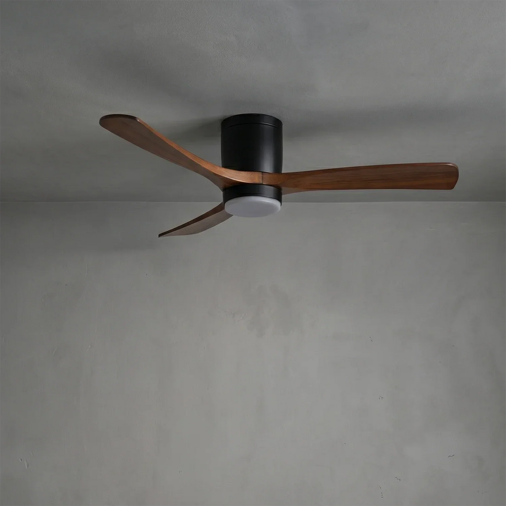Propeller Style Wooden Ceiling Fan Light | wildoxy