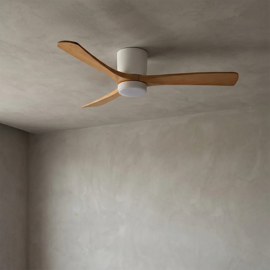 Propeller Style Wooden Ceiling Fan Light | wildoxy