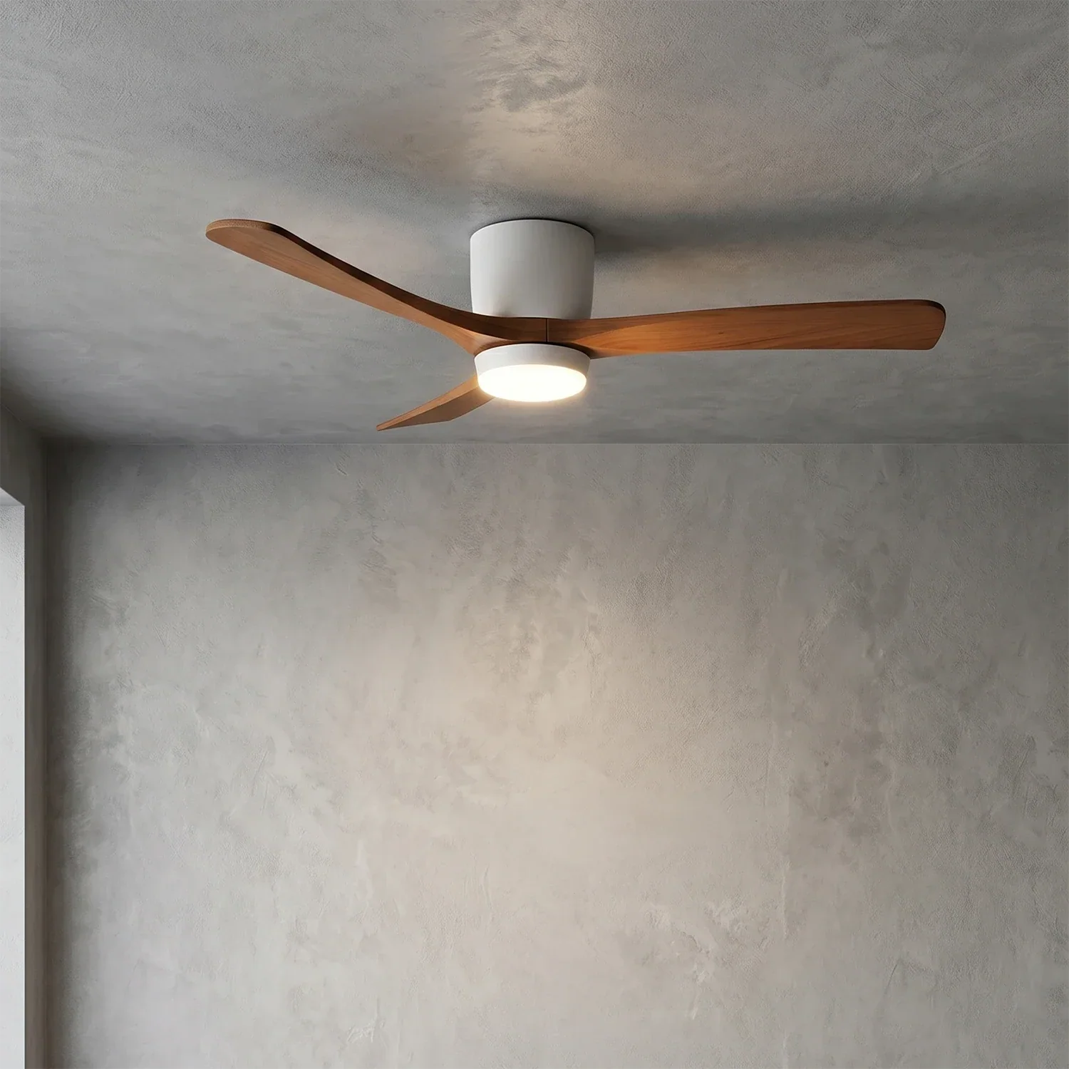 Propeller Style Wooden Ceiling Fan Light | wildoxy