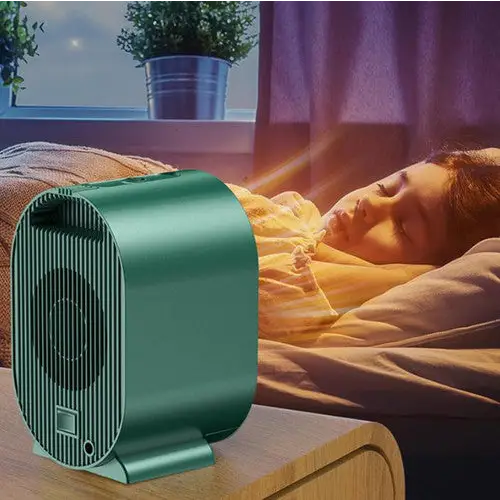 Draagbare keramische kachel van 2000 W — thermostaat, stille verwarming