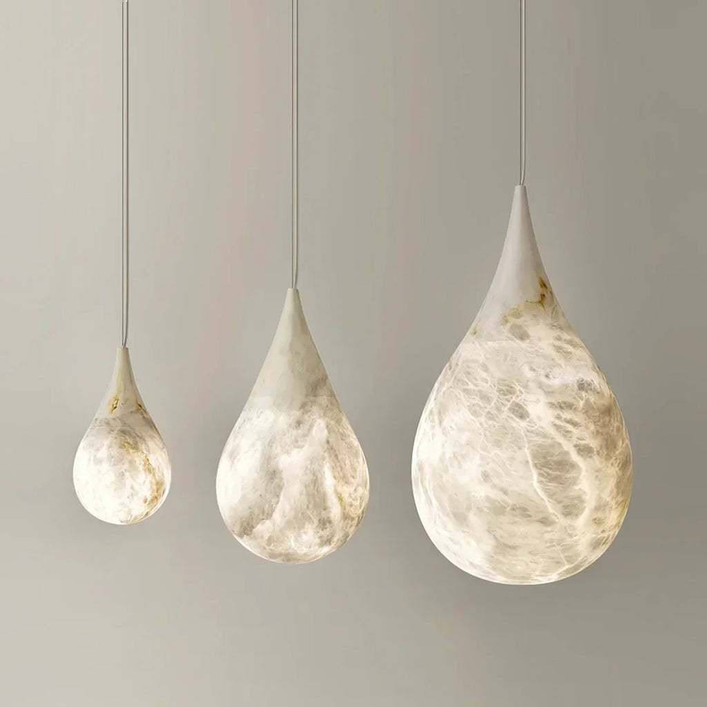 Raindrop Alabaster Pendant Light | wildoxy