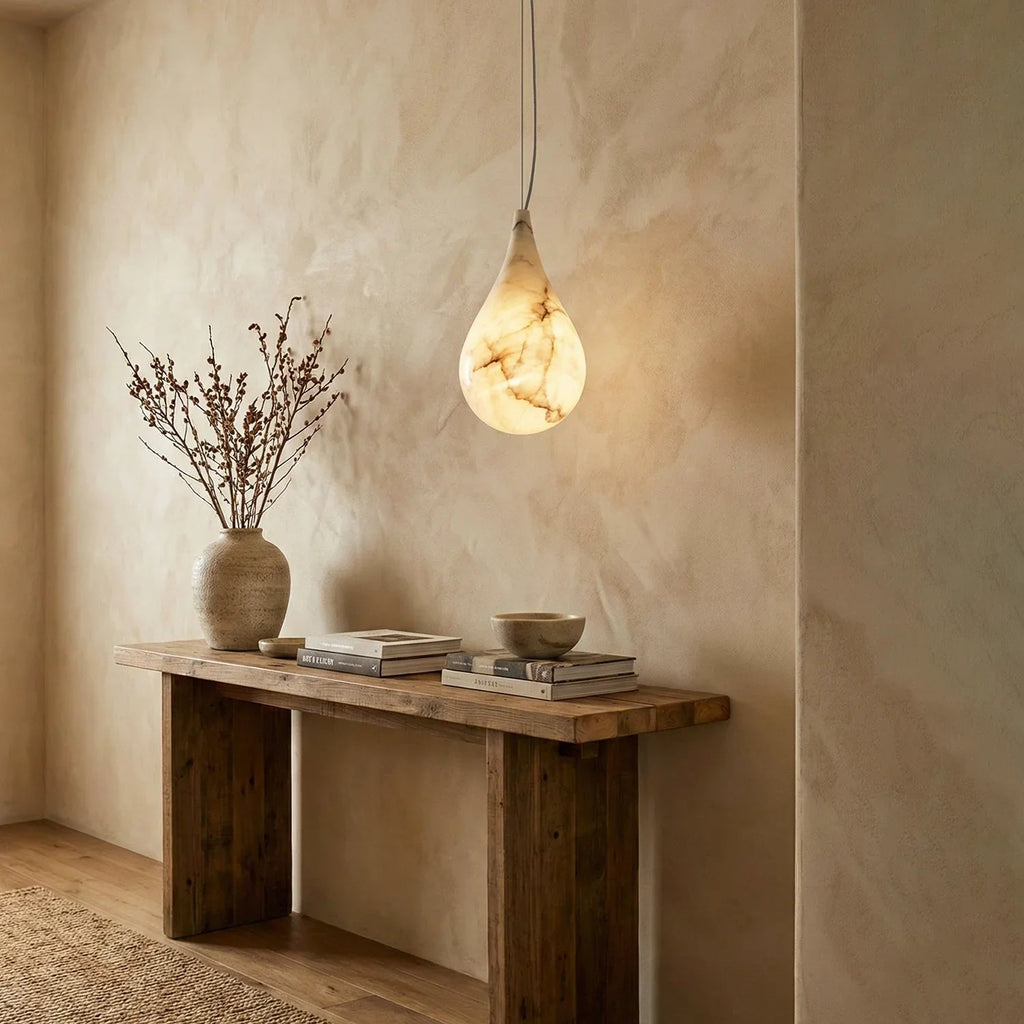 Raindrop Alabaster Pendant Light | wildoxy