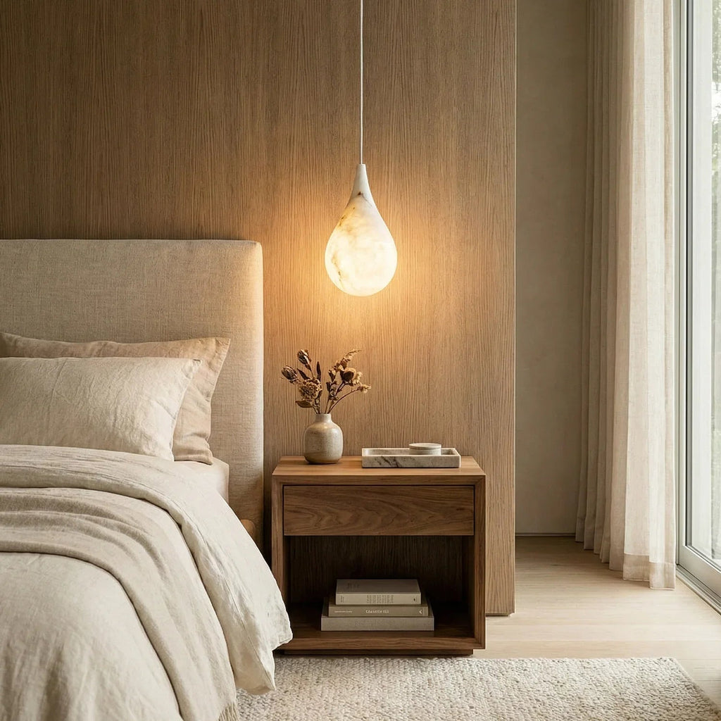 Raindrop Alabaster Pendant Light | wildoxy