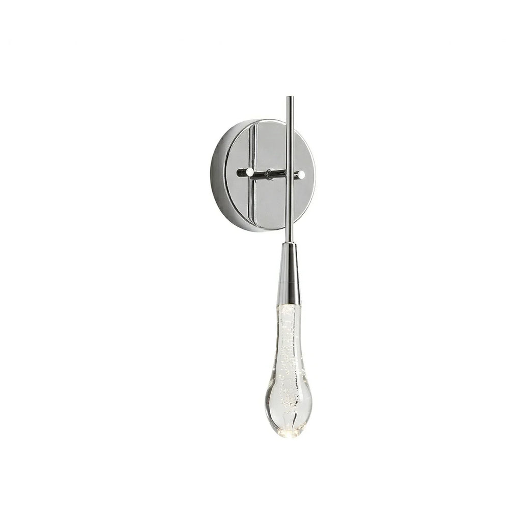 Raindrop Glass Solitaire Wall Lamp | wildoxy