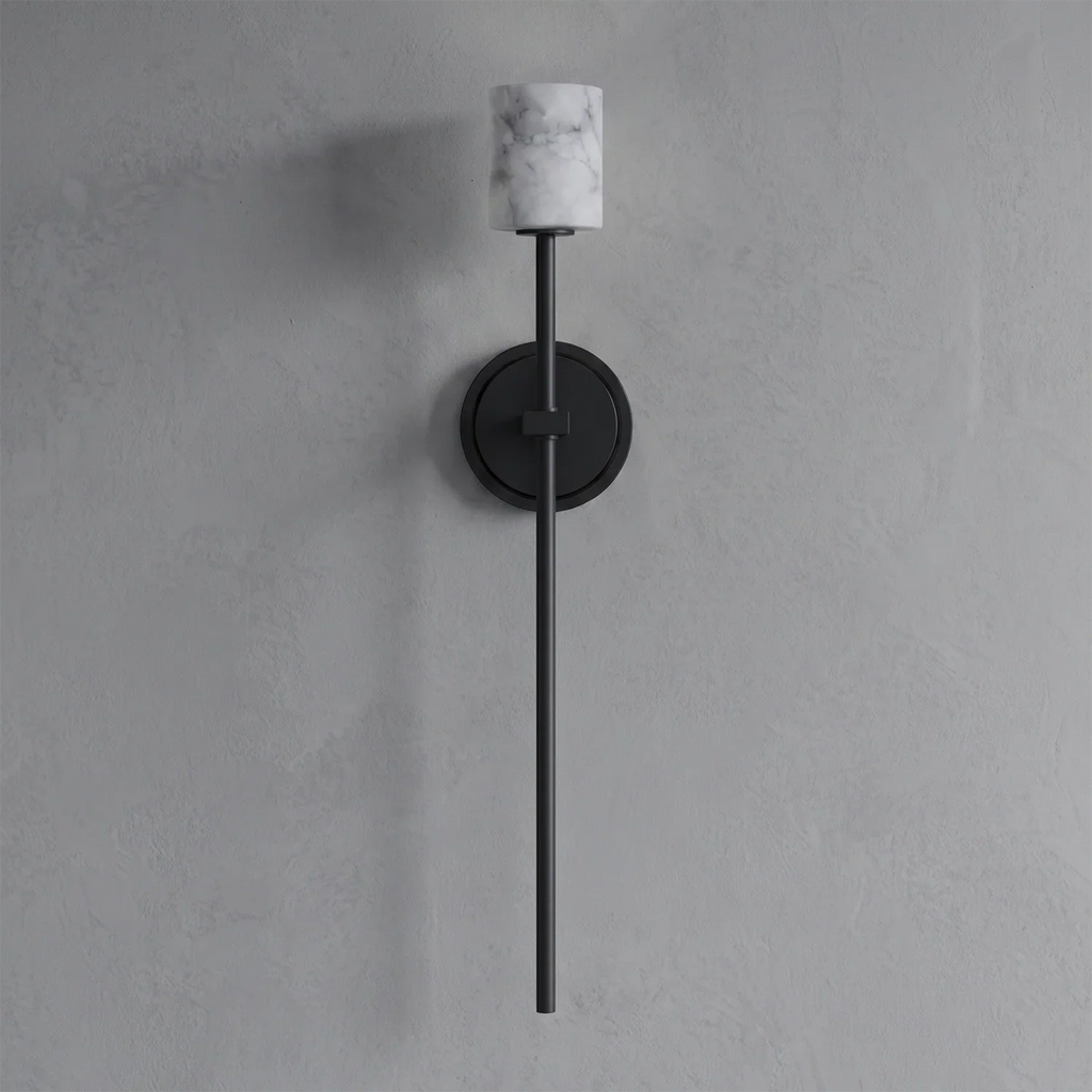 Rainer Alabaster Torch Wall Sconce | wildoxy