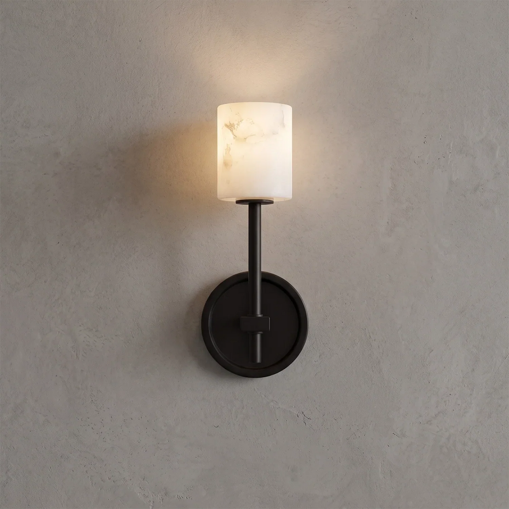 Rainer Alabaster Torch Wall Sconce | wildoxy