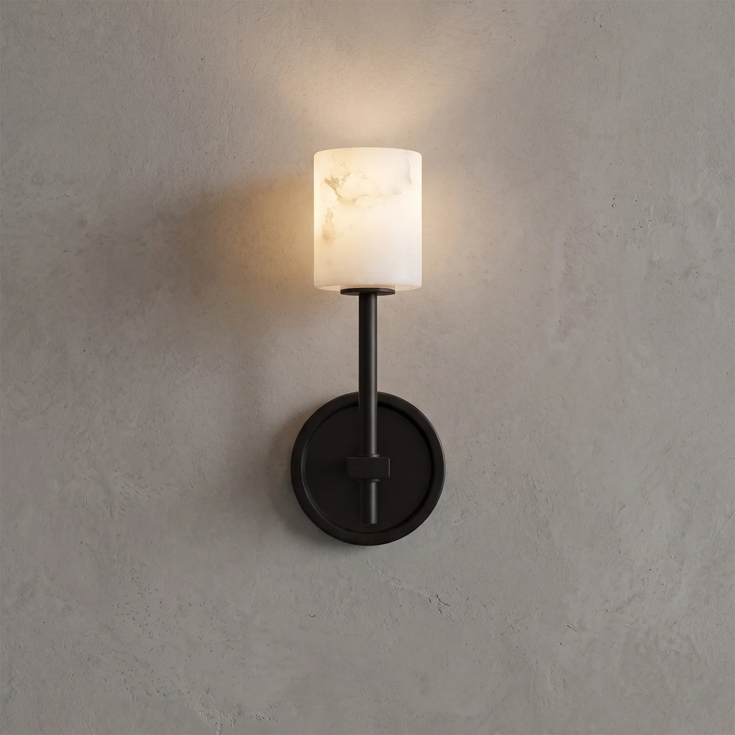 Rainer Alabaster Torch Wall Sconce | wildoxy