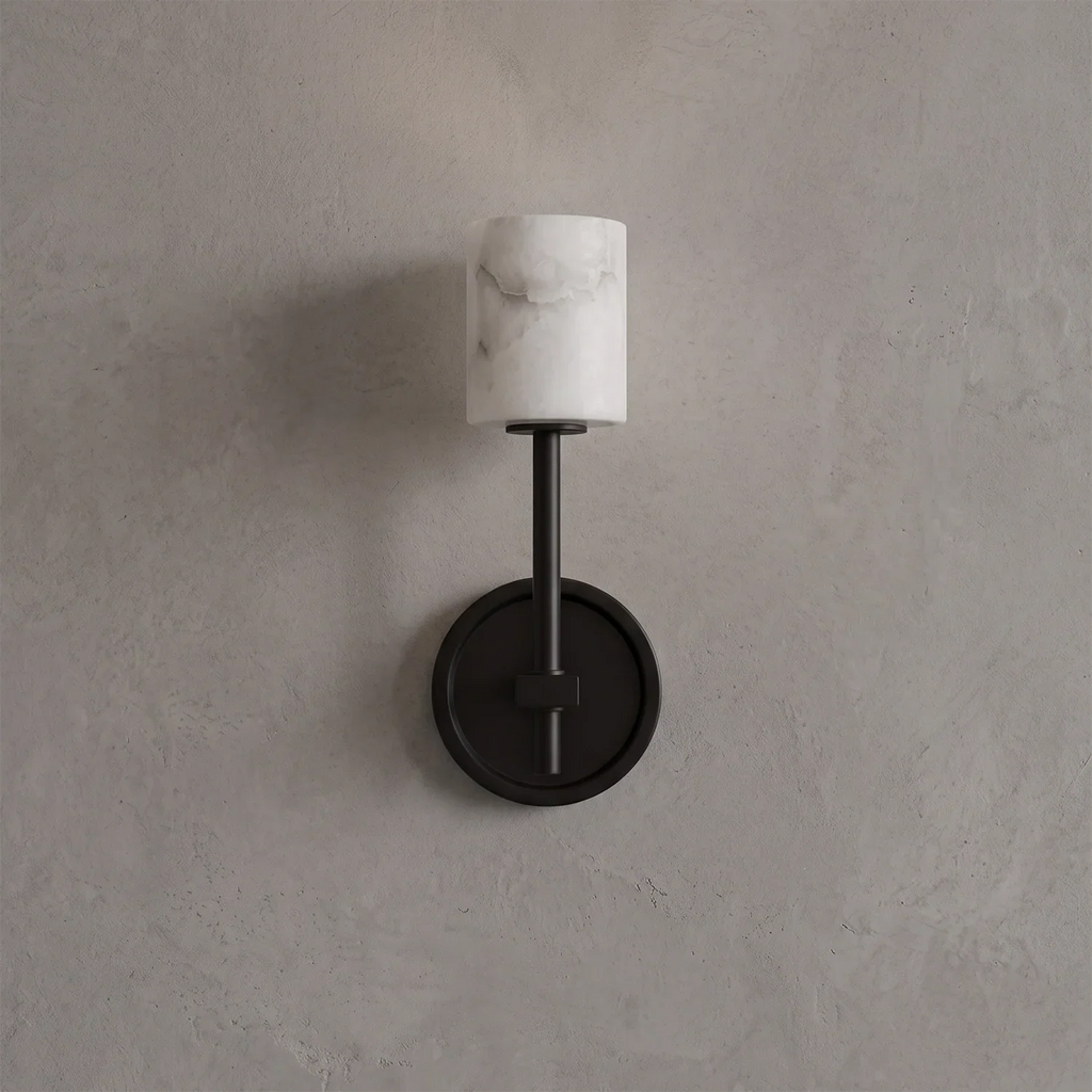 Rainer Alabaster Torch Wall Sconce | wildoxy