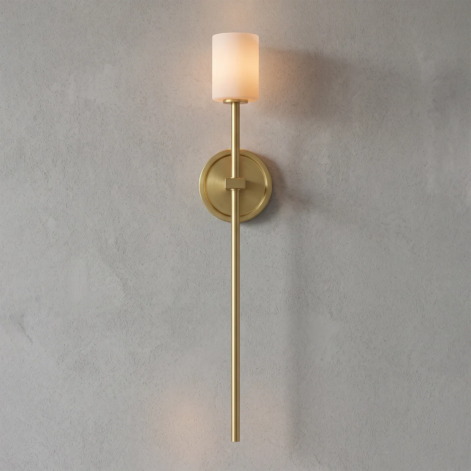 Rainer Alabaster Torch Wall Sconce | wildoxy