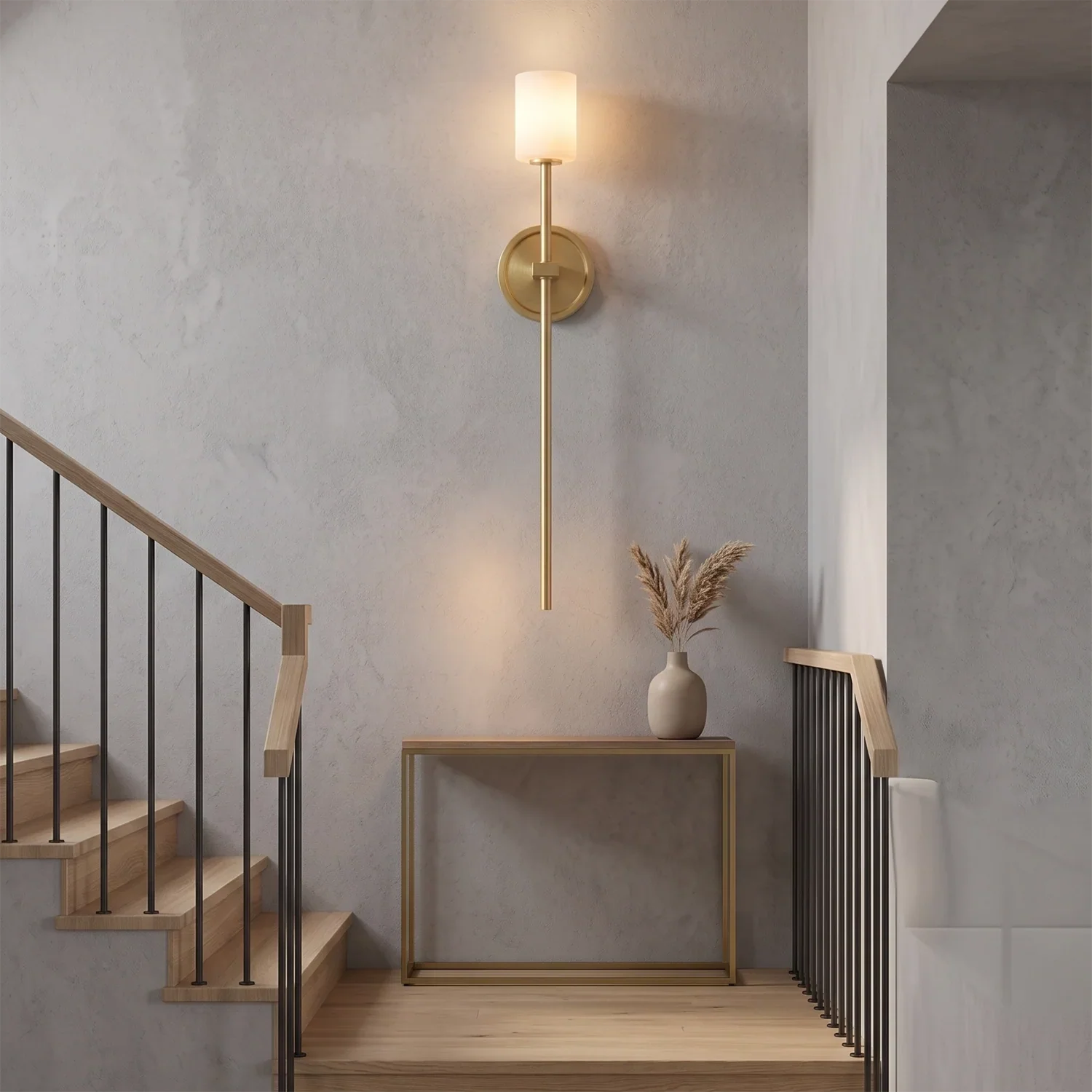 Rainer Alabaster Torch Wall Sconce | wildoxy