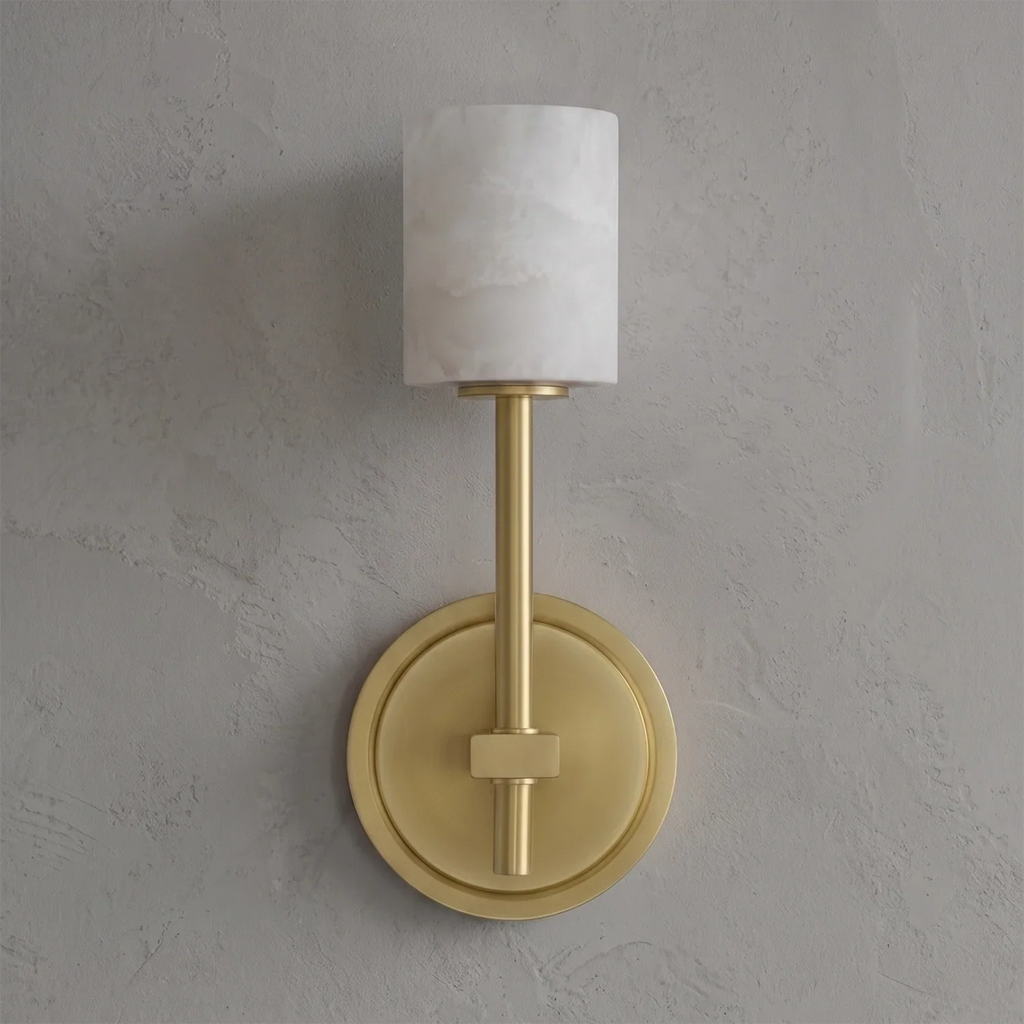 Rainer Alabaster Torch Wall Sconce | wildoxy