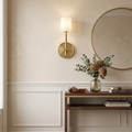 Rainer Alabaster Torch Wall Sconce | wildoxy