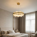 Rectangle Alabaster Annular Chandelier | wildoxy