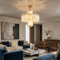 Rectangle Alabaster Irregular Chandelier | wildoxy