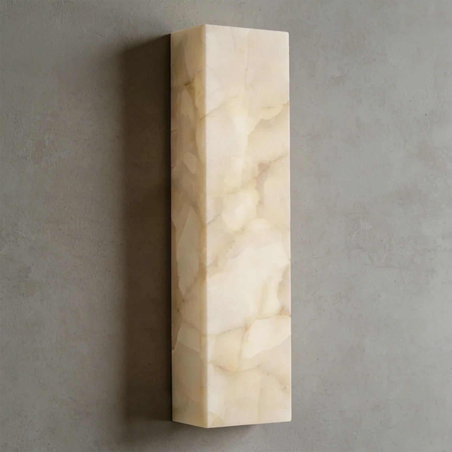 Rectangular Alabaster Wall Light | wildoxy